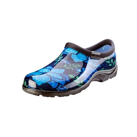 Sloggers Woman's Rain and Garden Shoe Spring Surprise Blue Size 8 5118SSBL08